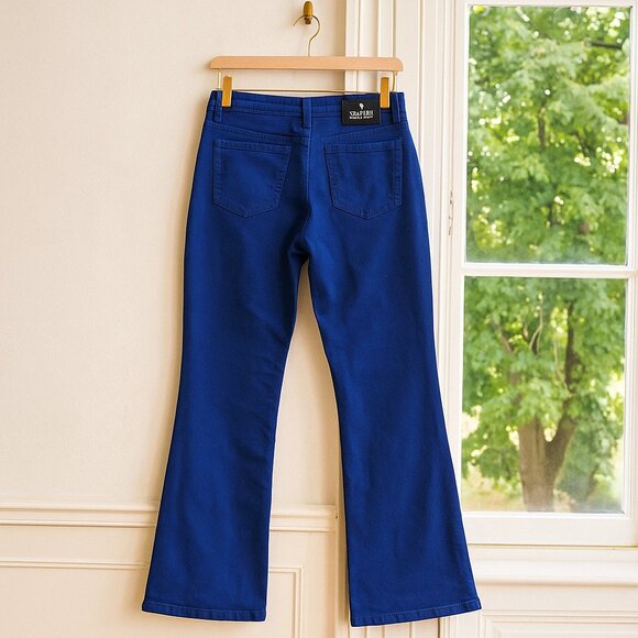 Versace Jeans Couture Made in Italy Royal Blue Bootcut Denim Jeans - Picture 9 of 10